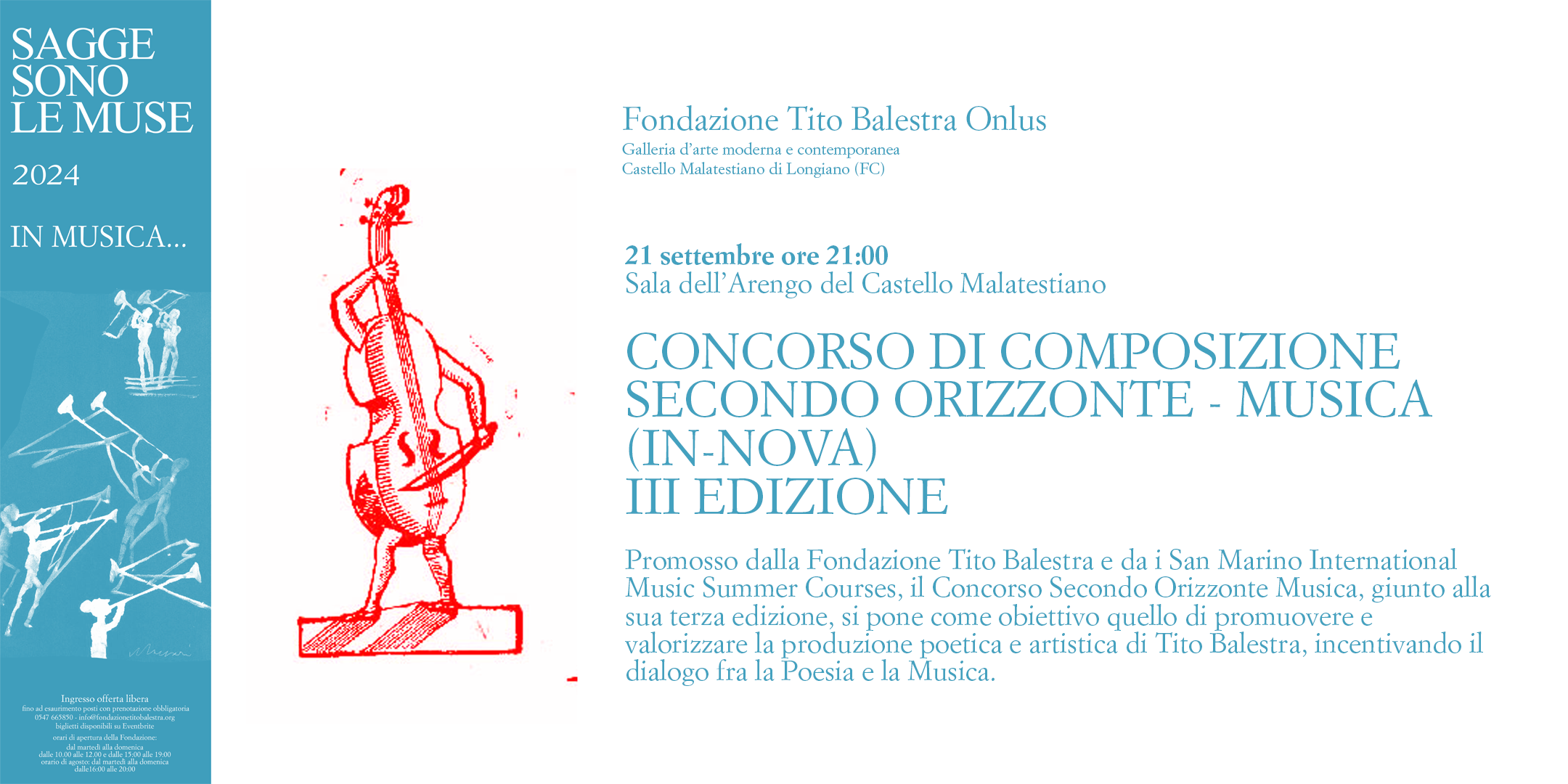 Fondazione Tito Balestra Onlus immagine dell'evento: Concorso di Composizione Secondo Orizzonte - Musica (In-Nova)